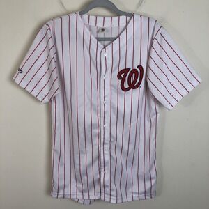 Washington Nationals MLB #21 Inova Jersey Stadium Giveaway Youth Sz XL White Red